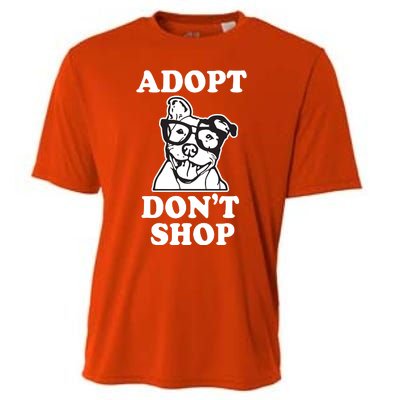 Adopt Dont Shop Pitbull Dog Rescue Adoption Cooling Performance Crew T-Shirt