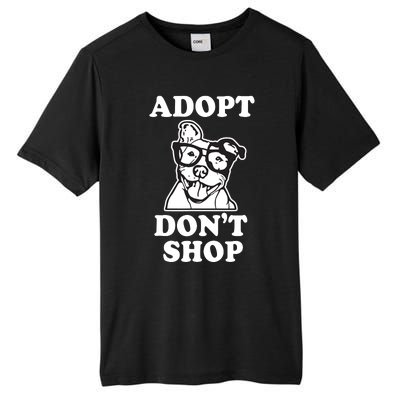 Adopt Dont Shop Pitbull Dog Rescue Adoption Tall Fusion ChromaSoft Performance T-Shirt