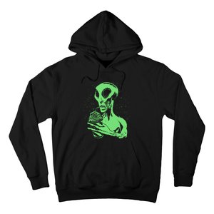 Alien Drinking Slurpie Hoodie