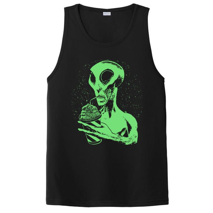 Alien Drinking Slurpie PosiCharge Competitor Tank