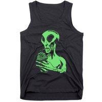 Alien Drinking Slurpie Tank Top