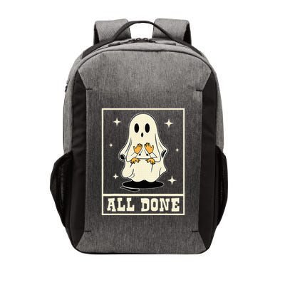 All Done Sign Language Speech Halloween Ghost Teacher Sped Vector Backpack