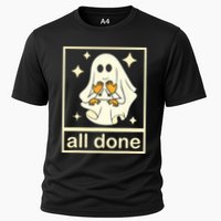 All Done Sign Language Speech Pathology Ghost Fall Halloween Performance Shirt