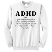 Adhd Definition Supporter Sweatshirt