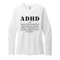 Adhd Definition Supporter Womens CVC Long Sleeve Shirt