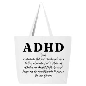 Adhd Definition Supporter 25L Jumbo Tote