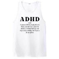 Adhd Definition Supporter PosiCharge Competitor Tank