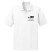 Adhd Definition Supporter PosiCharge RacerMesh Polo