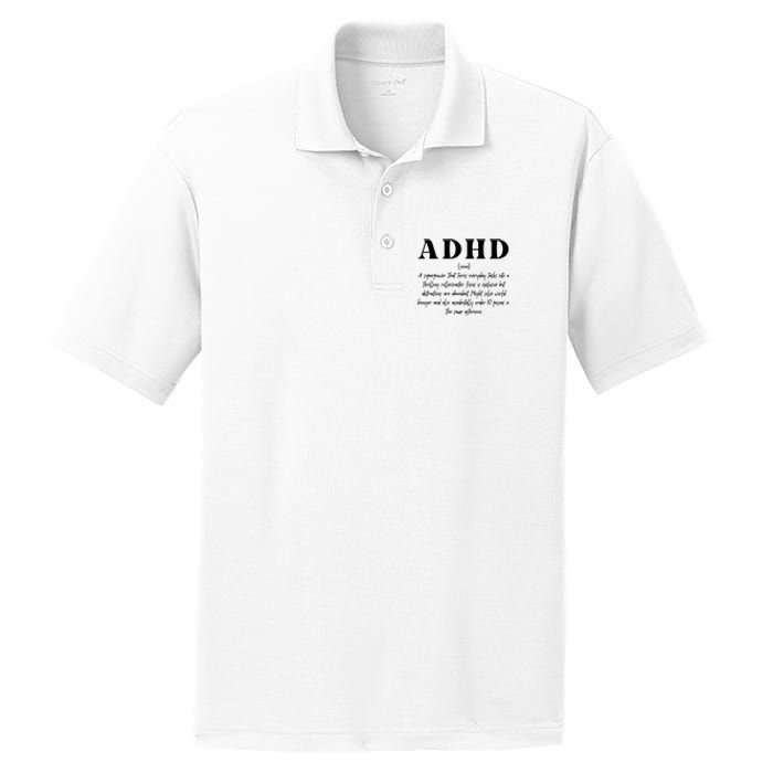 Adhd Definition Supporter PosiCharge RacerMesh Polo