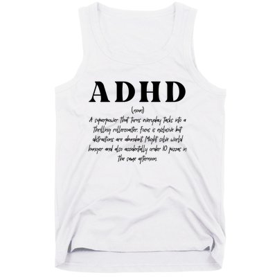 Adhd Definition Supporter Tank Top