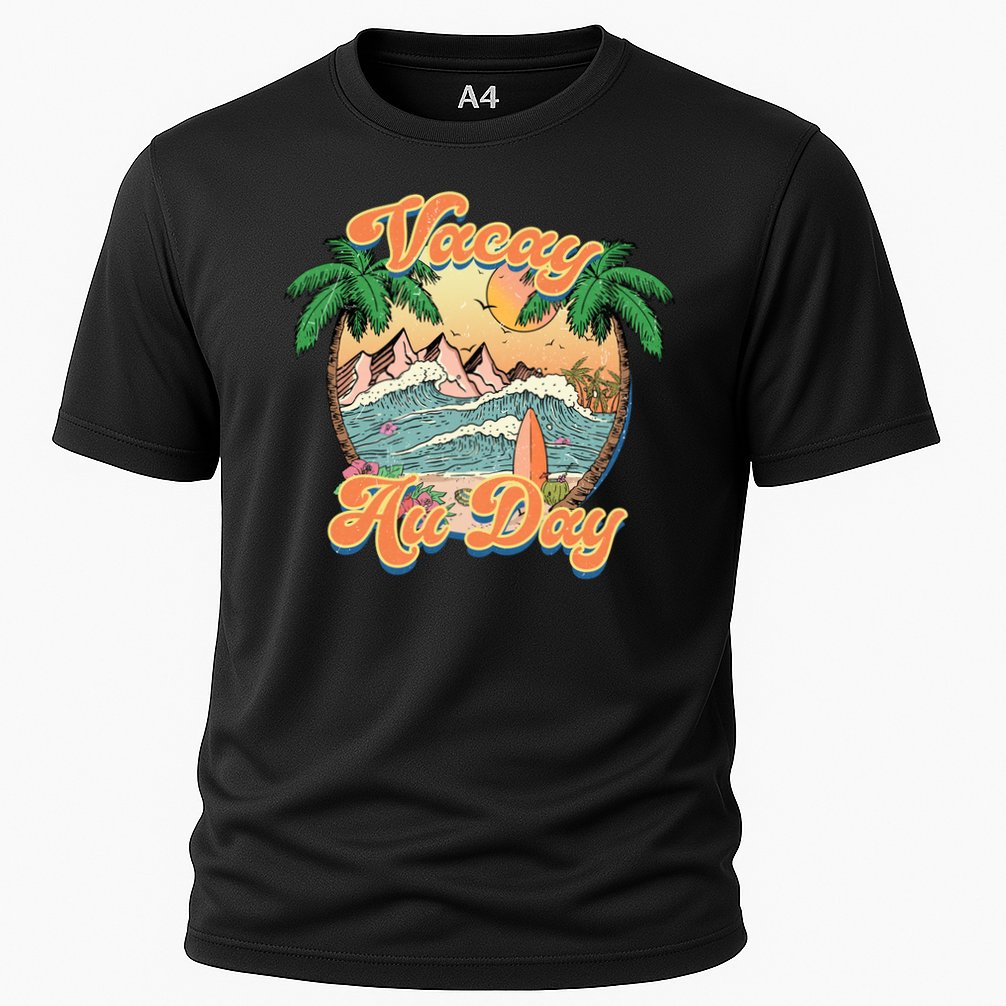 All Day Summer Vacation Cooling Performance Crew T-Shirt
