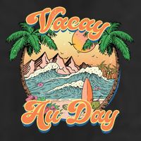 All Day Summer Vacation 11oz C Handle Ceramic Mug