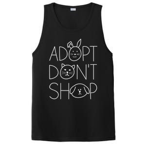 Adopt Don't Shop Animal Rescue Gift For Animal Lovers PosiCharge Competitor Tank