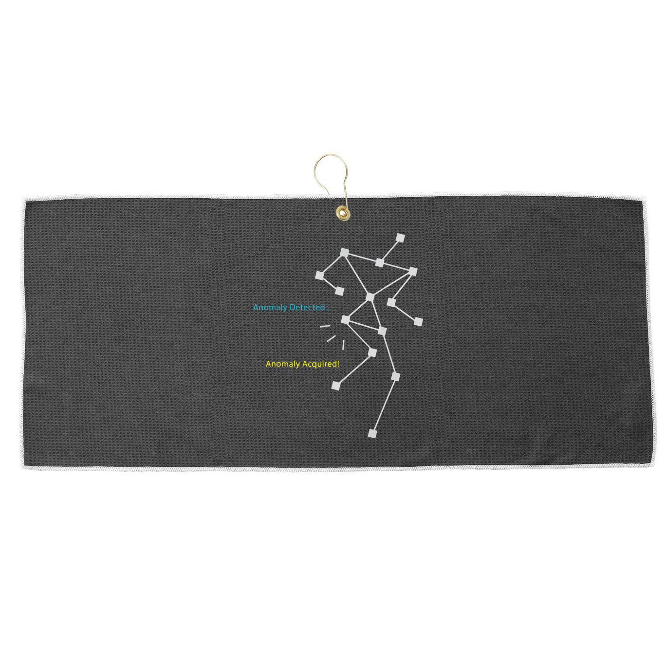 Anomaly Detected SLS Ghost Hunting Funny Paranormal Large Microfiber Waffle Golf Towel