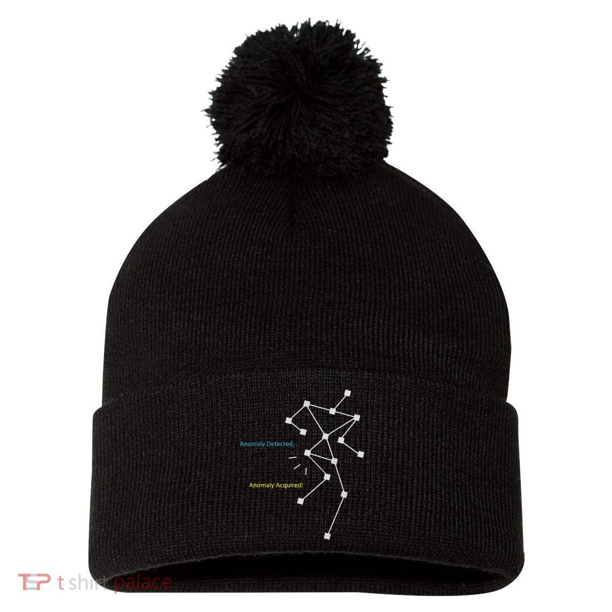Anomaly Detected SLS Ghost Hunting Funny Paranormal Pom Pom 12in Knit Beanie