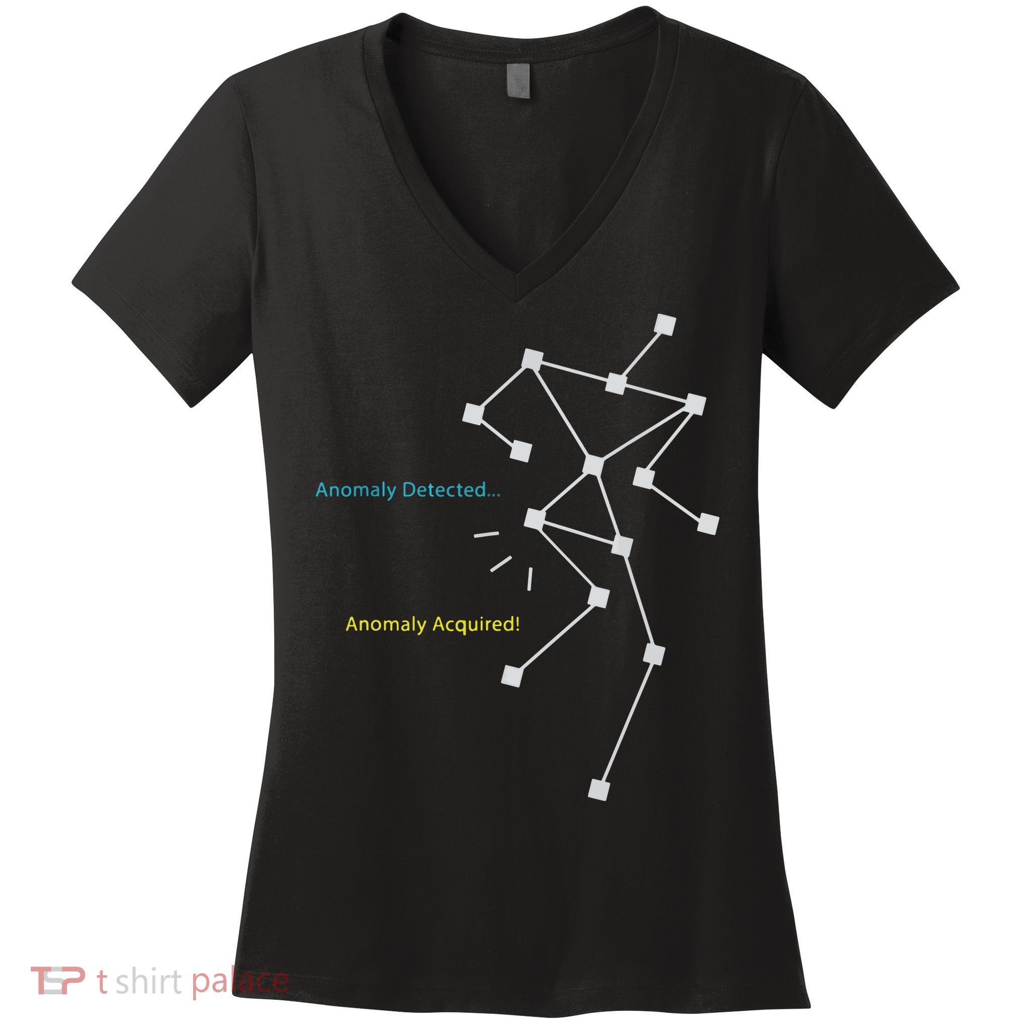 Anomaly Detected SLS Ghost Hunting Funny Paranormal Women's V-Neck T-Shirt