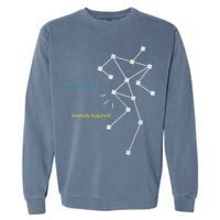 Anomaly Detected SLS Ghost Hunting Funny Paranormal Garment-Dyed Sweatshirt