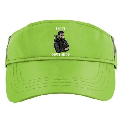 Adopt Dont Shop! Rescue Dog Cool Gift Adult Drive Performance Visor