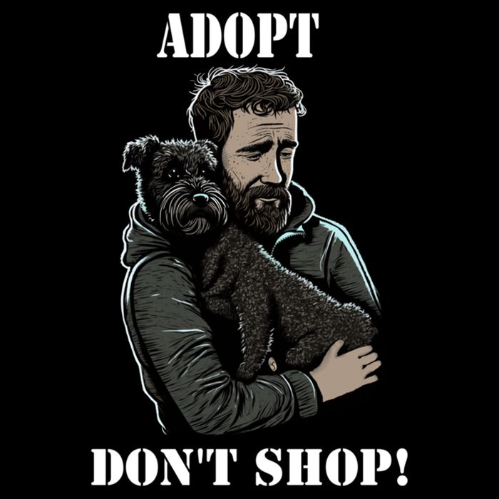Adopt Dont Shop! Rescue Dog Cool Gift Drawstring Bag