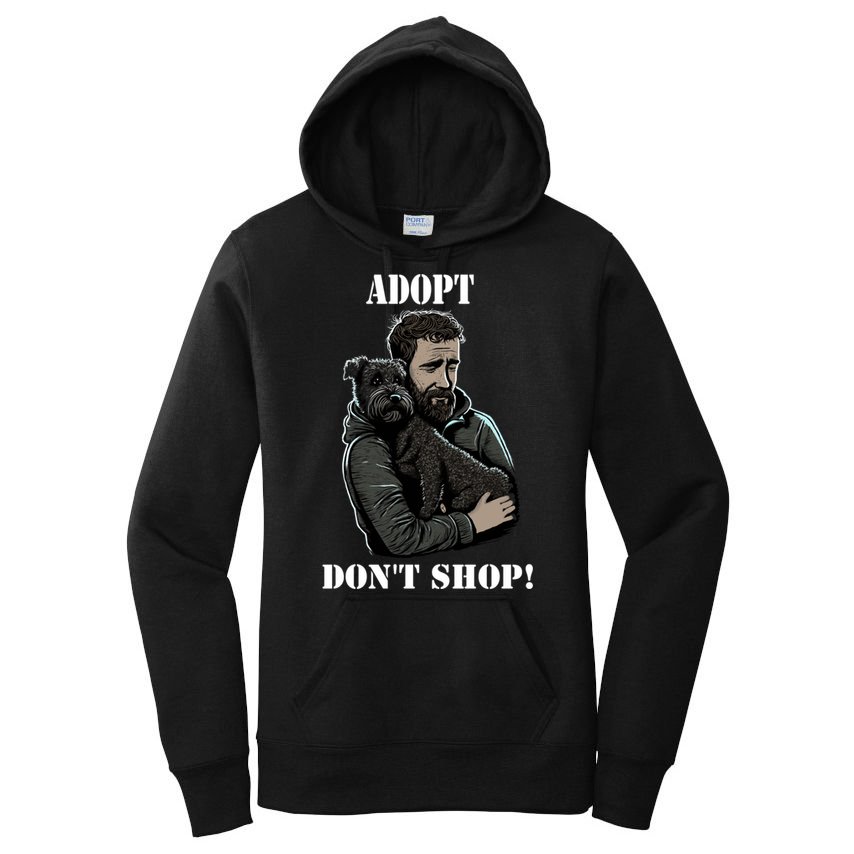 Adopt Dont Shop! Rescue Dog Cool Gift Women's Pullover Hoodie