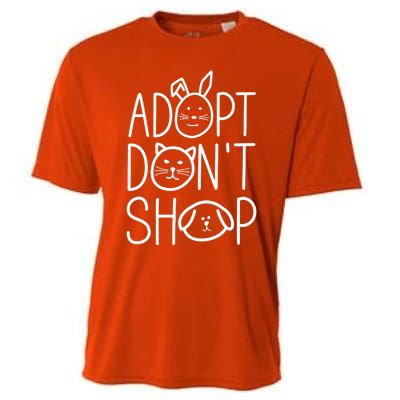 Adopt Dont Shop Animal Rescue Gift For Animal Lovers Cooling Performance Crew T-Shirt