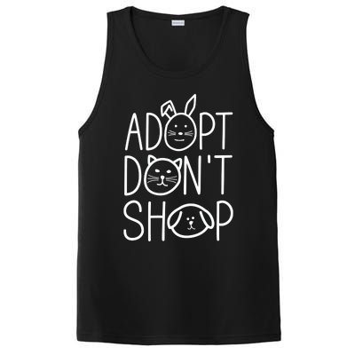 Adopt Dont Shop Animal Rescue Gift For Animal Lovers PosiCharge Competitor Tank