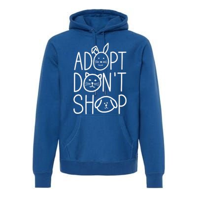 Adopt Dont Shop Animal Rescue Gift For Animal Lovers Premium Hoodie