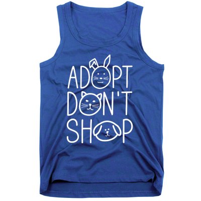 Adopt Dont Shop Animal Rescue Gift For Animal Lovers Tank Top