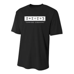 Addition Division Subtraction Equals Math Learning Ability Youth Performance Sprint T-Shirt