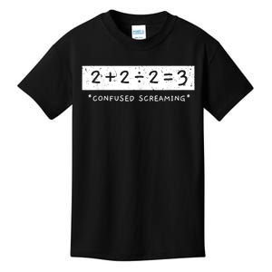 Addition Division Subtraction Equals Math Learning Ability Kids T-Shirt