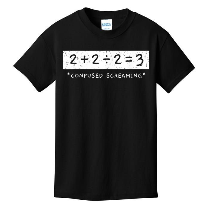 Addition Division Subtraction Equals Math Learning Ability Kids T-Shirt