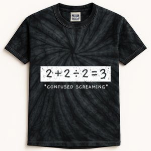 Addition Division Subtraction Equals Math Learning Ability Kids Tie-Dye T-Shirt