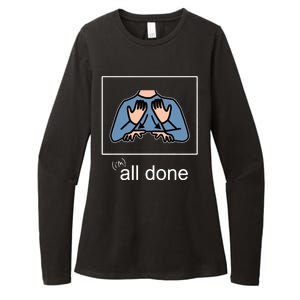 All Done Special Education Teacher Neurodiversity Autism Womens CVC Long Sleeve Shirt