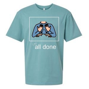 All Done Special Education Teacher Neurodiversity Autism Sueded Cloud Jersey T-Shirt