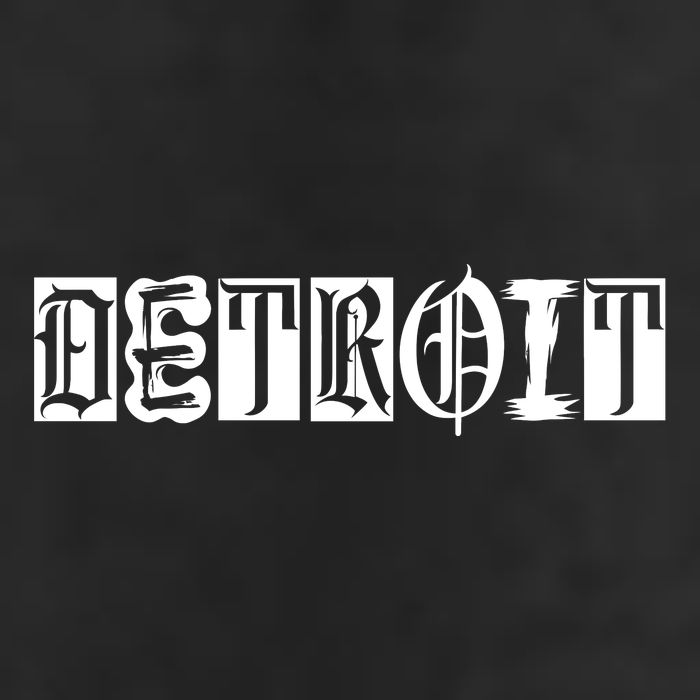 Awesome Detroit Style Font Logo Garment-Dyed Heavyweight T-Shirt