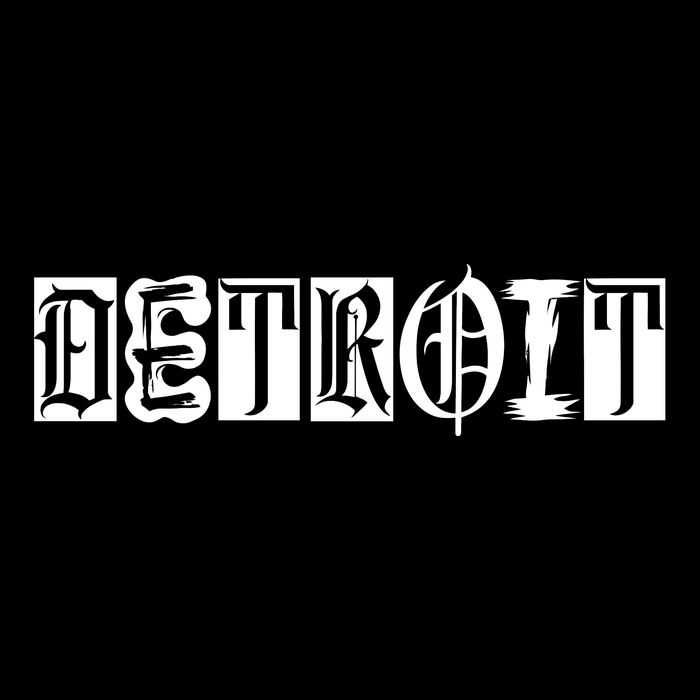 Awesome Detroit Style Font Logo 16 in Basic Backpack