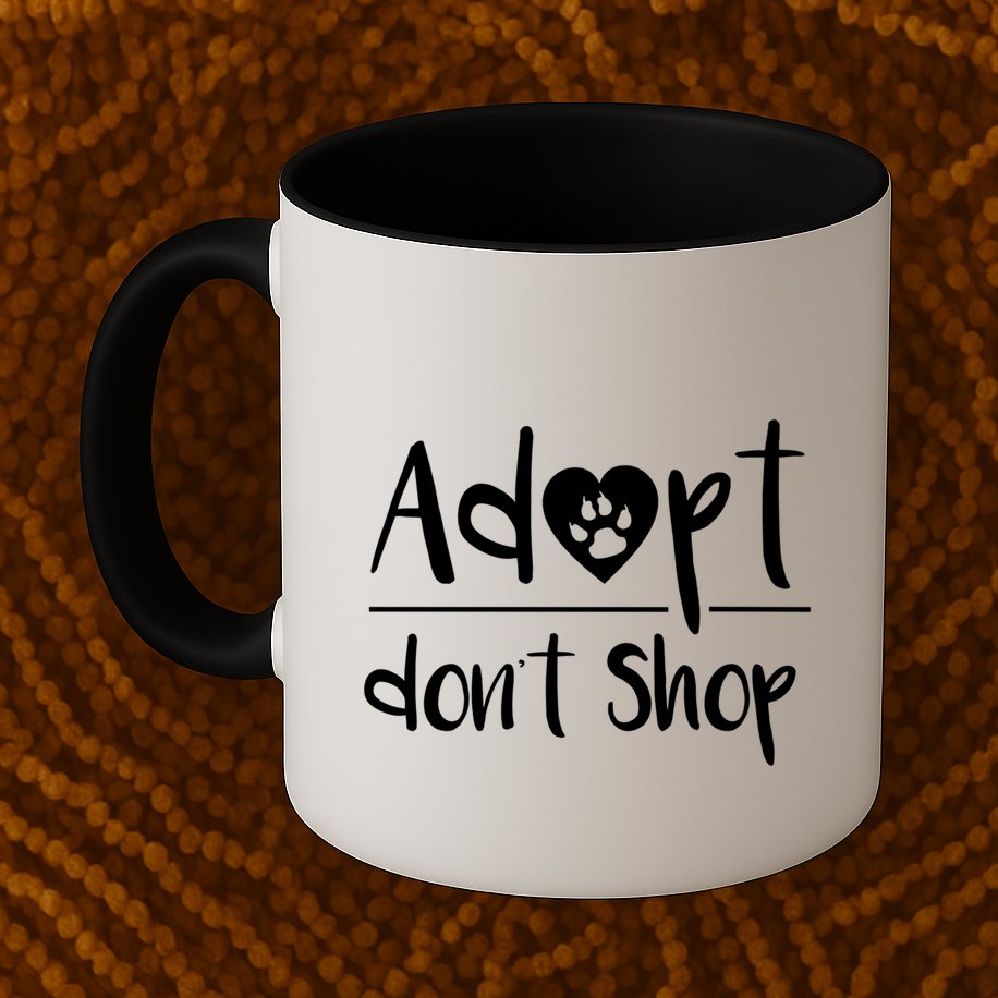 Adopt DonT Shop Animal Rescue And Foster Gift Mug