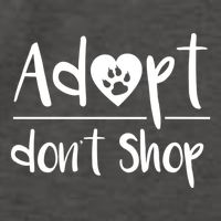 Adopt DonT Shop Animal Rescue And Foster Gift Vector Backpack