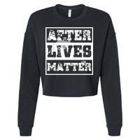 Anomaly Detected SLS Ghost Cropped Pullover Crew