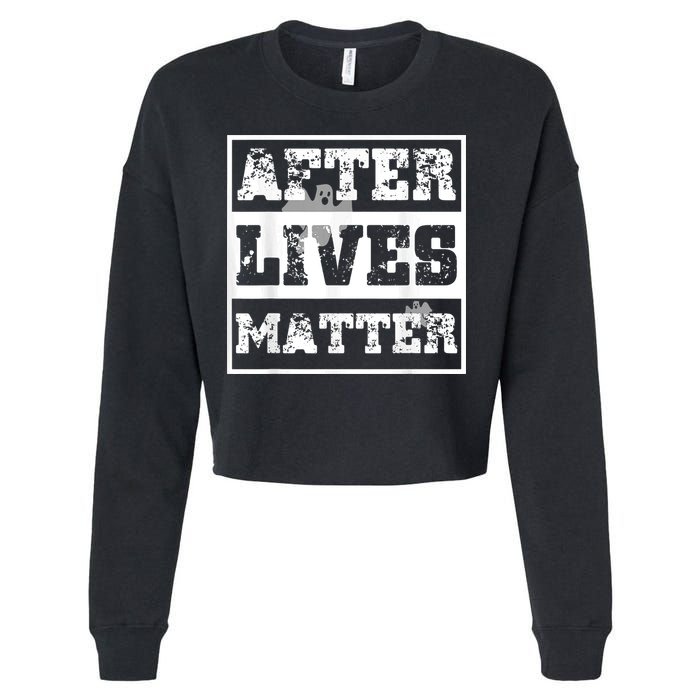 Anomaly Detected SLS Ghost Cropped Pullover Crew