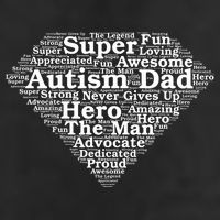 Autism Dad Superhero Fathers Day 11oz C Handle Ceramic Mug