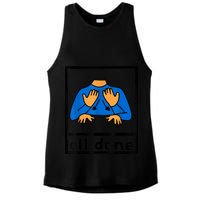 All Done Sign Language Speech Pathology AAC SPED Teacher Ladies PosiCharge Tri-Blend Wicking Tank