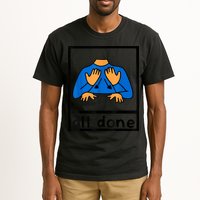 All Done Sign Language Speech Pathology AAC SPED Teacher Tall T-Shirt
