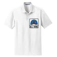 All Done Special Education Teacher Neurodiversity Autism Dry Zone Grid Polo