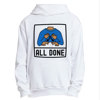 All Done Special Education Teacher Neurodiversity Autism Urban Pullover Hoodie