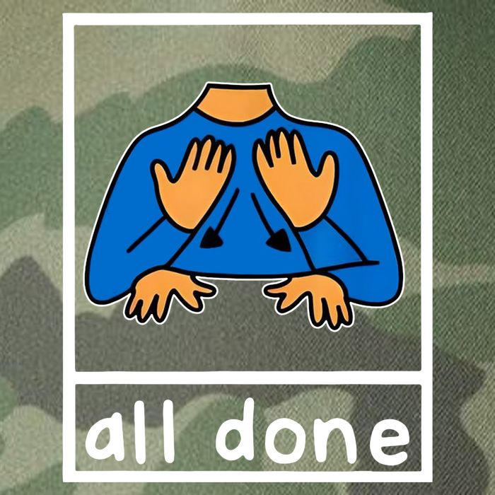 All Done Sign Language Legacy Tie Dye Trucker Hat
