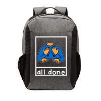 All Done Sign Language Vector Backpack