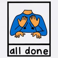 All Done Sign Language T-Shirt