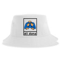 All Done Sign Language Sustainable Bucket Hat