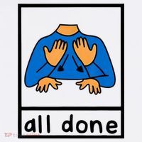 All Done Sign Language 11oz C Handle Ceramic Mug